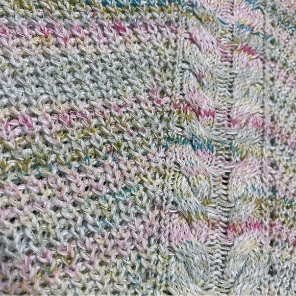 PILCRO Oversized Cable-Knit Sweater Top Chunky Sz XL Tunic Anthropologie Boho - Picture 8 of 11